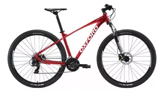 Mountain bike masculina Oxford Lumina Orion 5  2022 R29 M 21v frenos de disco hidráulico cambios Shimano Tourney color rojo