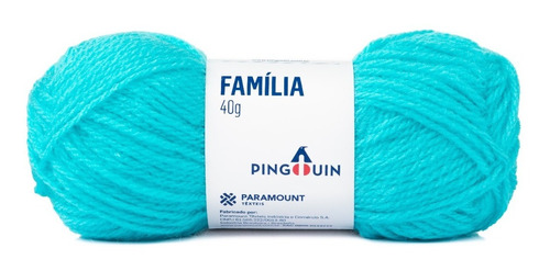 Lã Família 40g - Pingouin Cor 0508 - TURQUESA