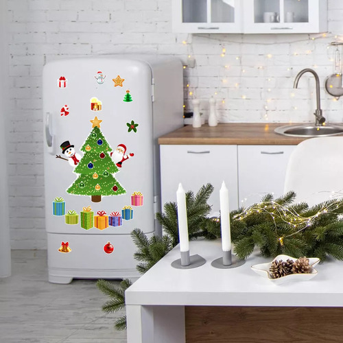 Adhesivos Magnéticos Duraderos Para Nevera, Regalo, Navidad