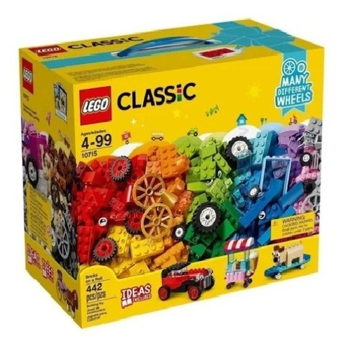 Imagem 9 de 10 de 10715 Caixa Lego Classic Engrenagens E Rodas 442 Peças