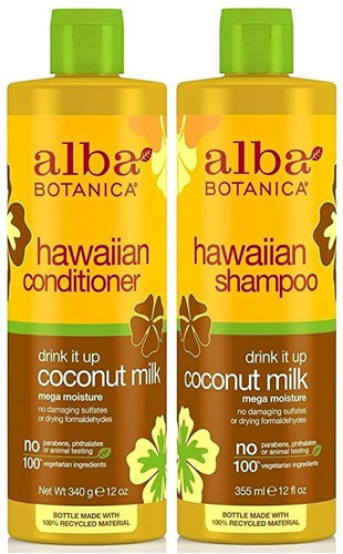 Alba Botanica Lo Absorba Por Leche De Coco, Hawaiano Duo Set