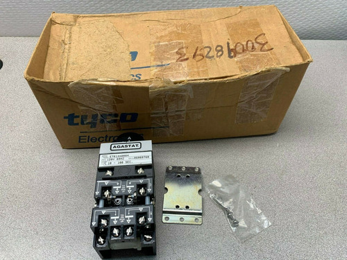 New In Box Agastat 120v. 10-100 Sec. Timer E7014ad004 Ty Zzb
