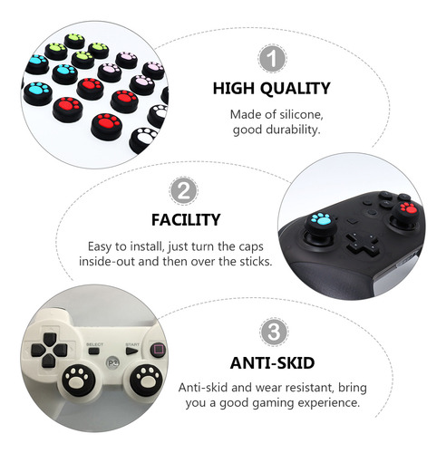 Fundas De Silicona Para Pulgares, 20 Unidades, Fundas Con Ag