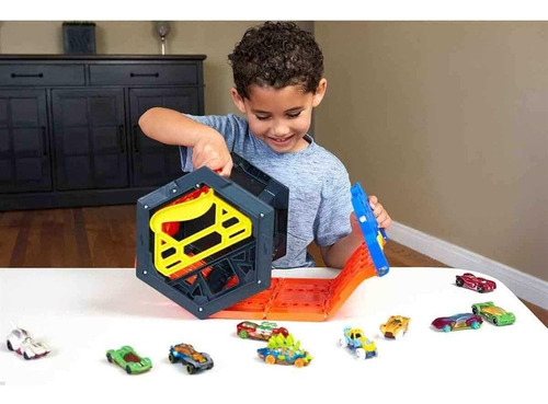 Track Set Hot Wheels Roll Out Raceway Con 1 Coche Para Niños
