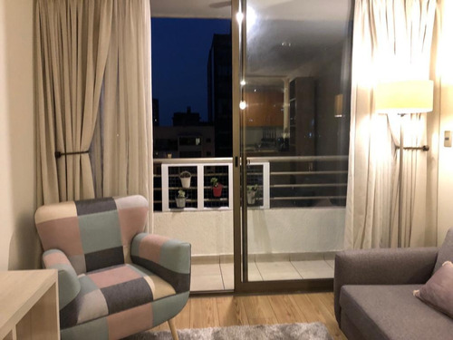 Lindo Dpto. Amoblado Metro Bellas Artes Venta Sin Corredor
