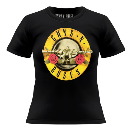 Guns N' Roses Logo Playera Camiseta Blusa Dama Toxic Origina