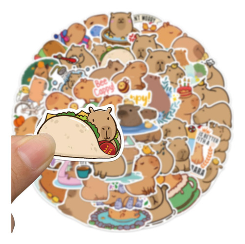 , 2 X 50 Uds. De Pegatinas De De Dibujos Animados,