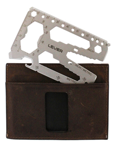 Lever Gear Toolcard Pro - 40 In 1 Credit Card Multitool. Sle