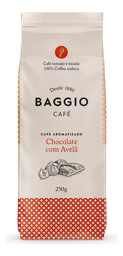 Café Gourmet Moido Aromas Baggio De Chocolate Com Avelã 250g