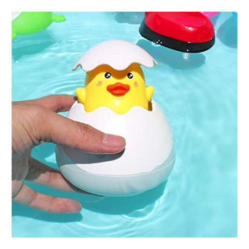 2 Piezas Juguete Baño Niños Regadera Huevo Pingüino Ducha F