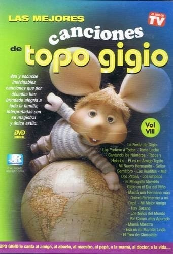 Dvd Las Mejores Canciones De Topo Gigio Volumen 8