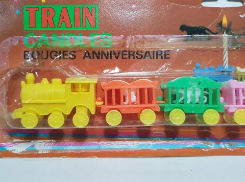 Imagen 4 de 6 de Antiguo Tren Adorno Tortas Porta Velas Usado Mag 57808