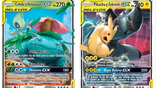 X20 Cartas Relevo Pokémon Coleccionables Español Holográfica