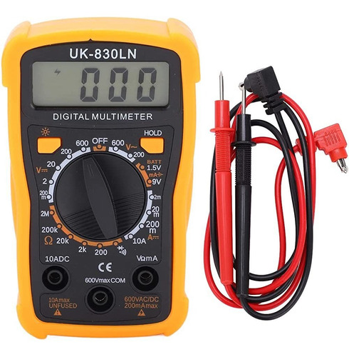 Tester Multimetro Digital Uk-830lm Con Beep