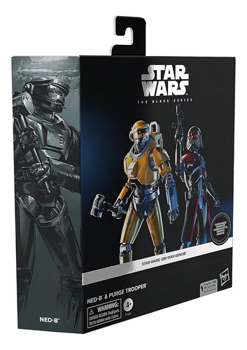 Star Wars Obi Wan Ned-b Y Purge Trooper Grafito Black Hasbro