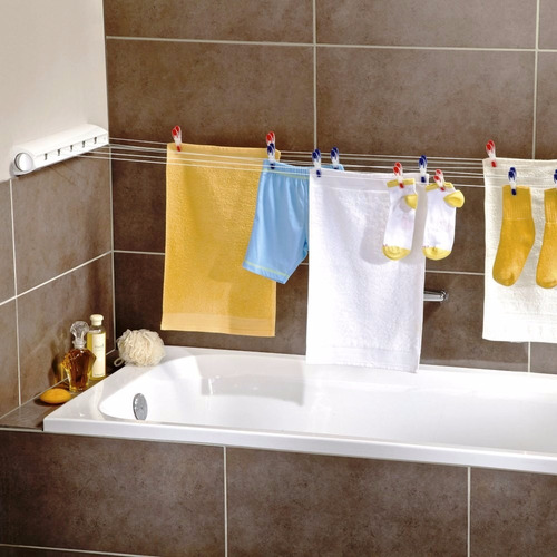 Tendedero Tender Extensible 5 Cuerdas Enrollable Leifheit