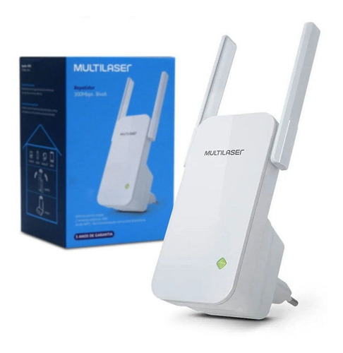 Extensor Y Repetidor Wifi 2 Antenas 300mps Multilaser