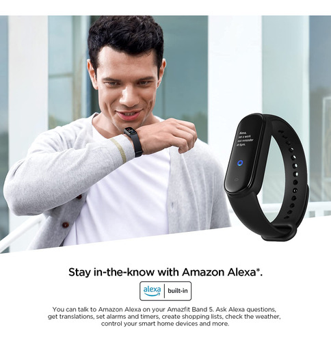 Pulsera Inteligente Con Alexa, Monitoreo De Salud Y 15 Días