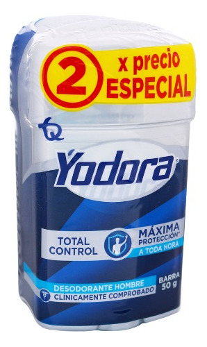 Yodora Barra Tota Control 50g X 2