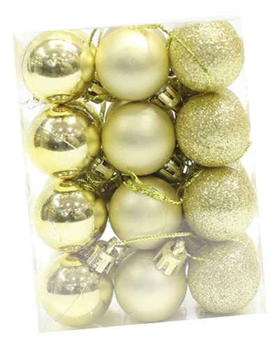 4 X 24x Adornos De Bolas Colgantes Para Árbol De Navidad,