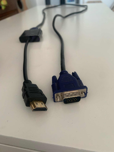 Cable Vga Y Adaptador A Hdmi