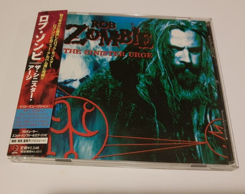Rob Zombie - The Sinister Urge , Edición Japonesa 2001 Obi