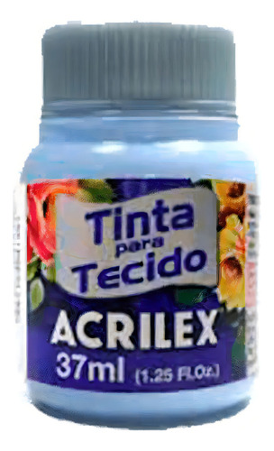 Tinta Para Tecido 37ml Azul Bebê Acrilex