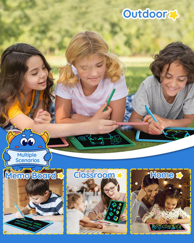 Ea Tableta De Escritura Lcd Tekfun De 12 Pulgadas For Niños