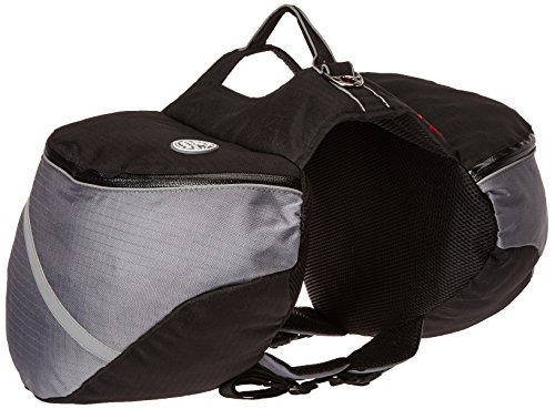 Doggles Mochila Para Perro Extreme Mediano Grisnegro