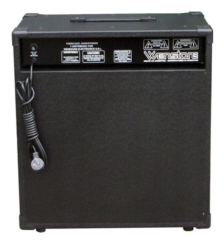 Imagen 3 de 3 de Amplificador Wenstone BE-1200 para bajo de 120W color negro 220V