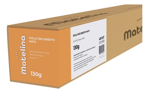 Rollo Papel Recubierto Encapado Mate Art-jet® 130g 61cm X30m