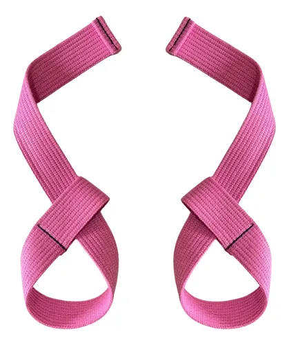 Strap Musculação - Tala Strep Treino Academia - Resistente Cor Ro...