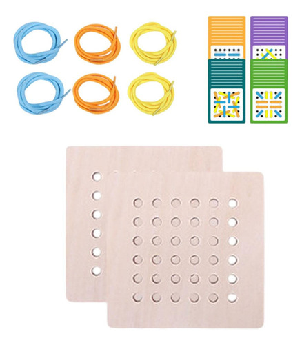 Juguetes Para Enhebrar, Juguete Con Forma De Encaje,