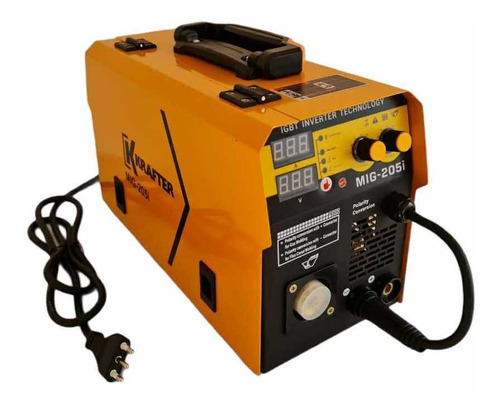 Soldadora Krafter 200a Multiproceso (mig, Tig, Mma) 