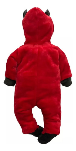 1 Mameluco Bebe Halloween Diablito