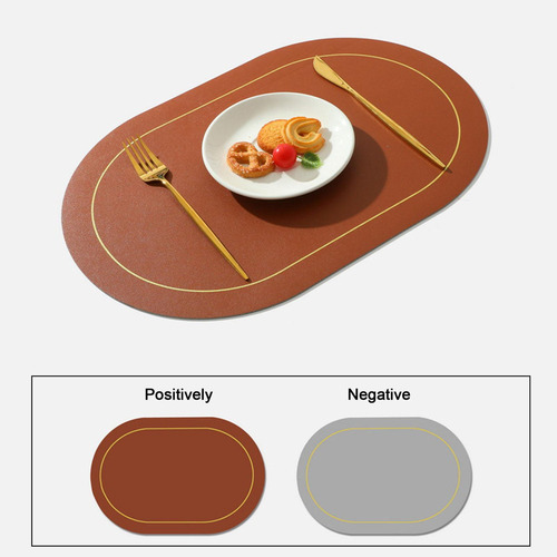 M Mantel Individual Ovalado Para Mesa De Comedor, Tapete De