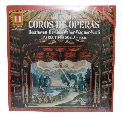 Varios Artistas  Grandes Coros De Opera, Lp Impecable