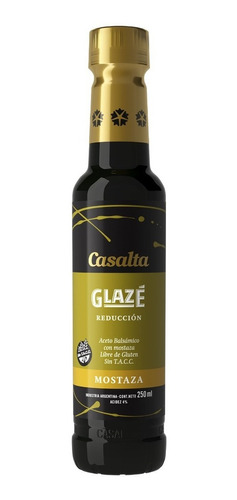 Aceto Balsamico Glaze Reduccion Mostaza Casalta 250ml