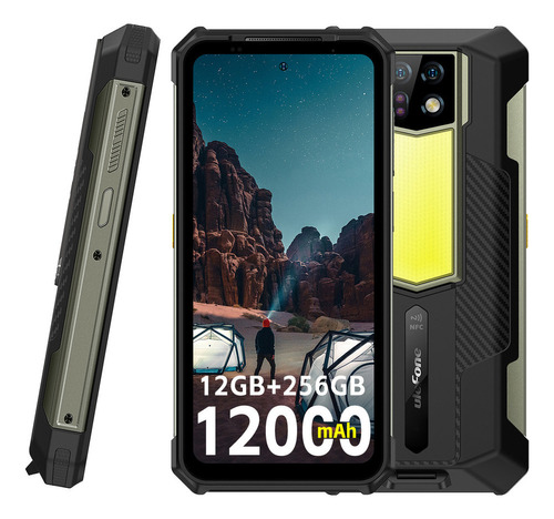 Celular Ulefone Armor 24 Rugged Smartphone Dual Sim 12gb + 256gb 22000mah Black