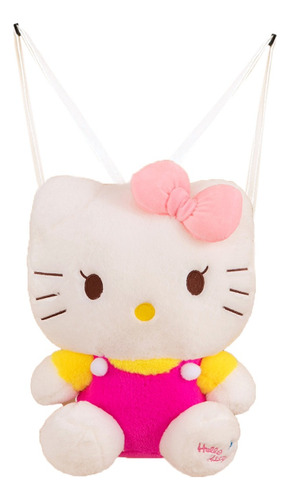Mochila/bolsa Peluche Kuromi Kawaii De Calidad Lindo Color Hello Kitty Rosa