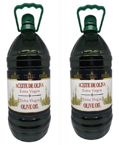 Aceite De Oliva Borgel 5 Litros X 2 (pack De 2 Unidades)