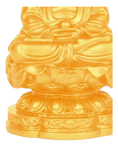 Estatuas De Buda Escultura Figura En Miniatura Tablero Oro