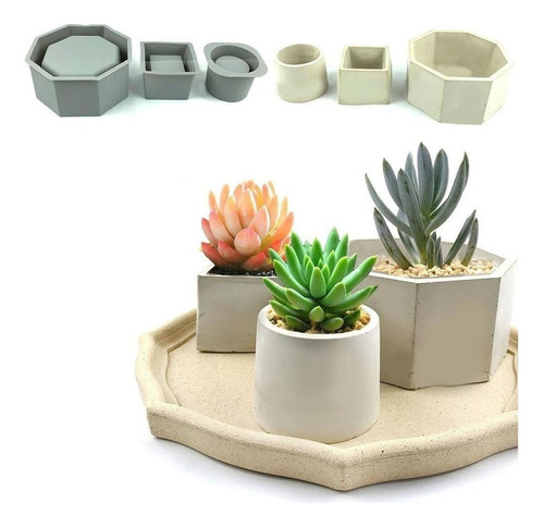 3 Moldes Para Macetas Moldes Pequeños Para Plantas