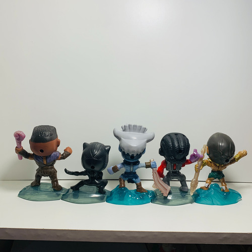Black Panther Mcdonalds 2022 Colección Completa - 10 Muñecos (Usado)