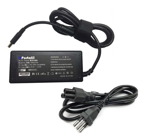 Cargador Para Dell 19,5v 2,31a 45w 4,5x3,0mm / Mportatil