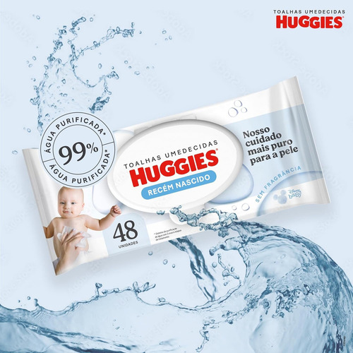 Toalha Umedecida Huggies Recém Nascido Leve 4 E Pague 3 Paco