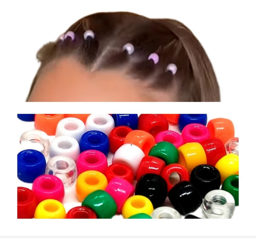 Anillos Para Puntas De Trenzas Y Peinados Multicolor