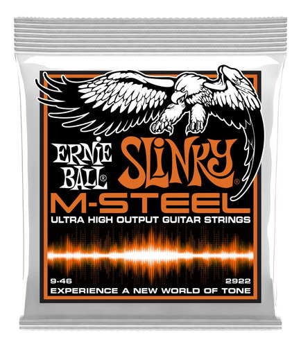 Ernie Ball Cuerdas Guitarra Electrica Slinky M-steel 9-46