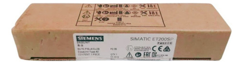 Siemens Simatic Baseunit 6es7 193-6bp20-0ba0 Et200sp.