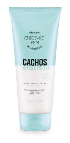 Creme Para Pentear Cuide-se Bem Cachos Firmes E Fortes 200g